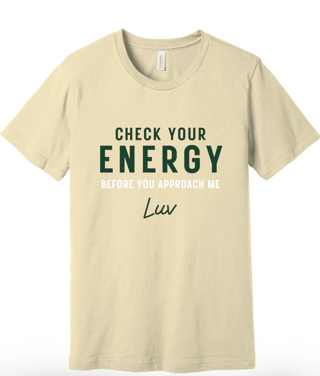 2025 Check Your Energy Tan/Green